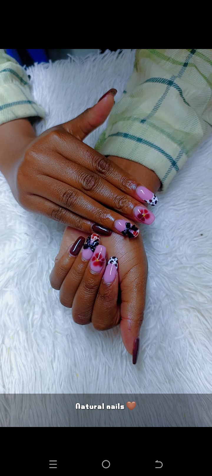 Builder gel on natural nails
